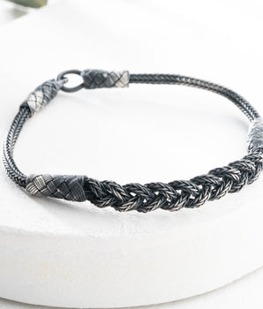 Oxide Silver Bracelet