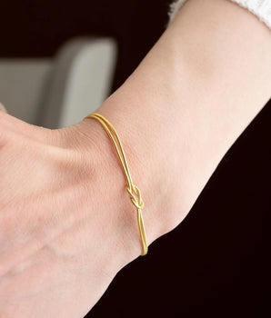 Infinity Knot Bracelet - 925K Silver - Handmade Jewelry - Christmas Gift - Birthday Gift