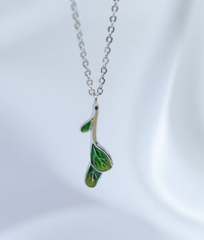 Ivy Necklace - 925 Sterling Silver - Nature Jewelry
