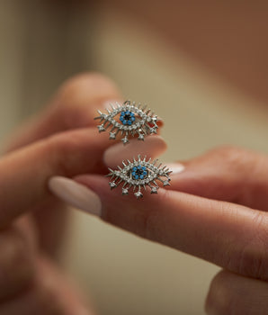 Evil Eye Ring - Handmade Jewelry - Protected Ring - Minimalist Ring - Amulet - Nazaar -  Birthday Gift - Christmas Gift