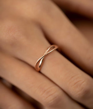 Infinity Ring - 925K Silver - Handmade Jewelry - Minimalist Ring - Birthday Gift - Christmas Gift