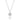 April Birthstone Necklace for Women, 925K Silver, White Zircon Pendant, Handmade Minimalist Necklace, Birthday Gift for Her, Aries, Taurus
