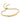 There is a gold bracelet on a white background.