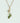 green leaves ivy necklace with rose gold chain